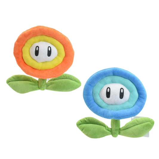 Lot 2 Peluches Fleurs Mario