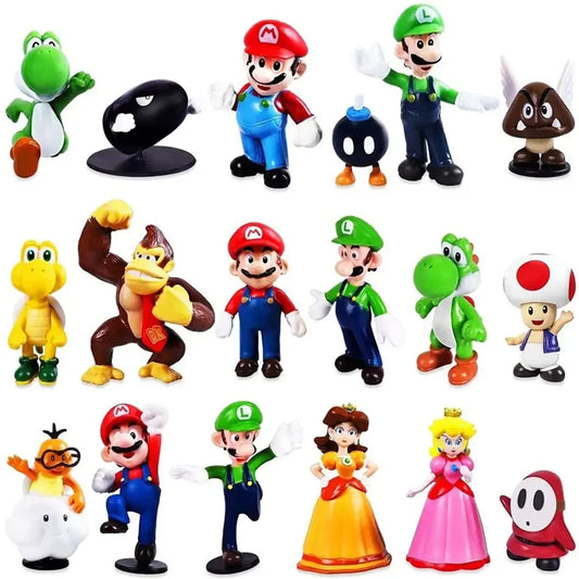 18 Figurines Mario
