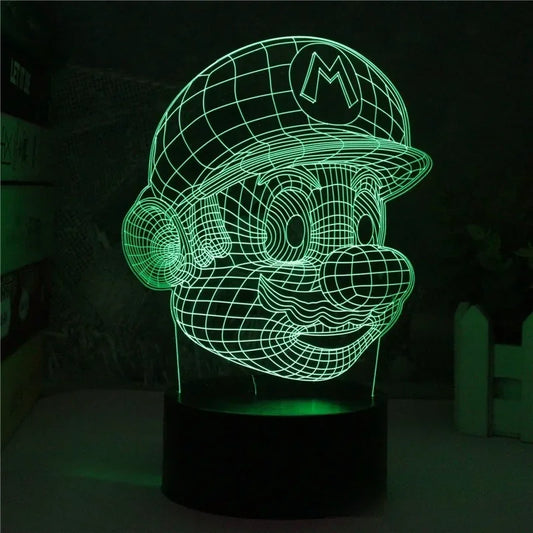 Lampe Mario Tête 3D