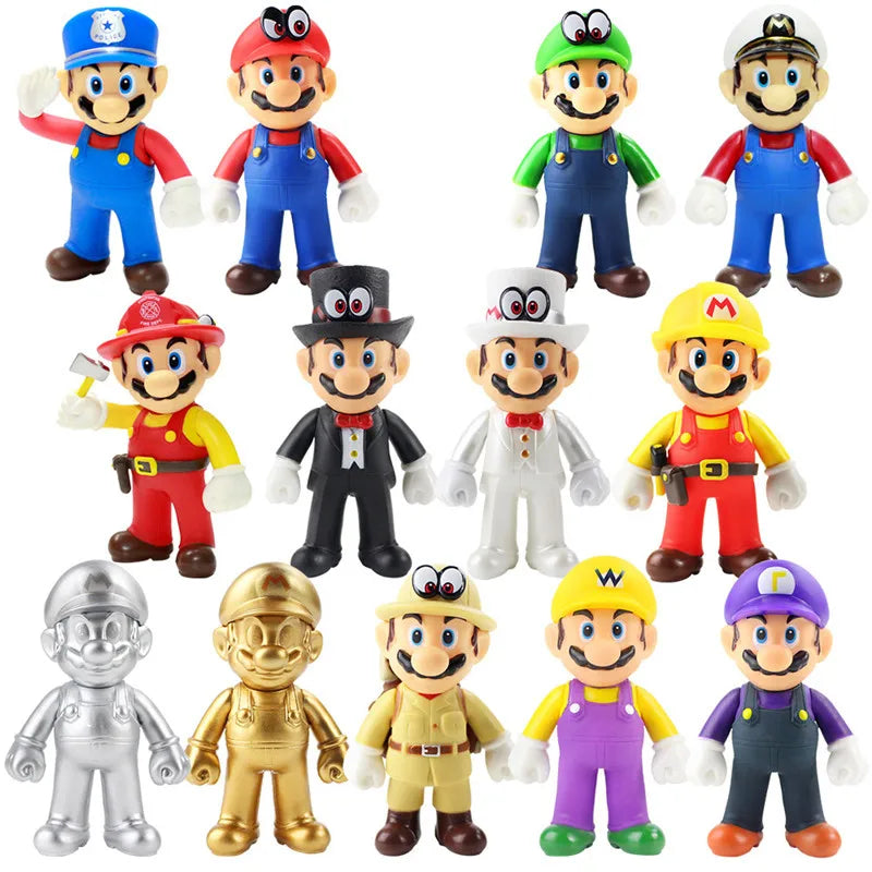 Figurine Mario Or
