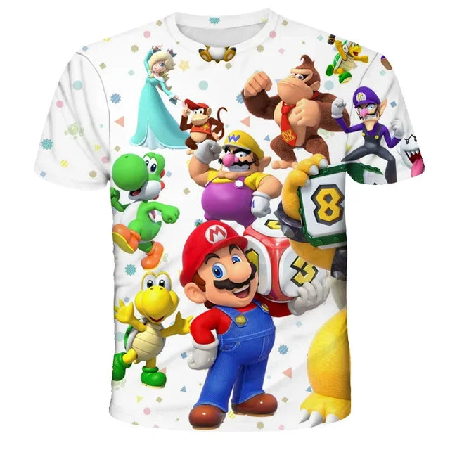 T-shirt Mario Personnages