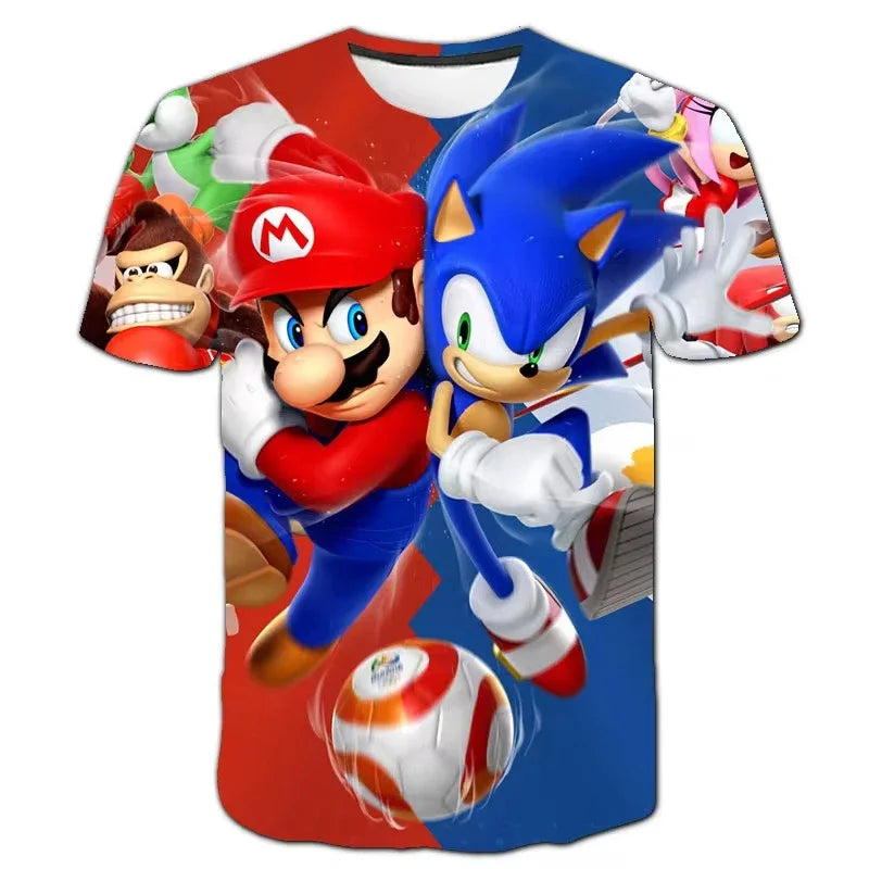T-shirt Mario & Sonic