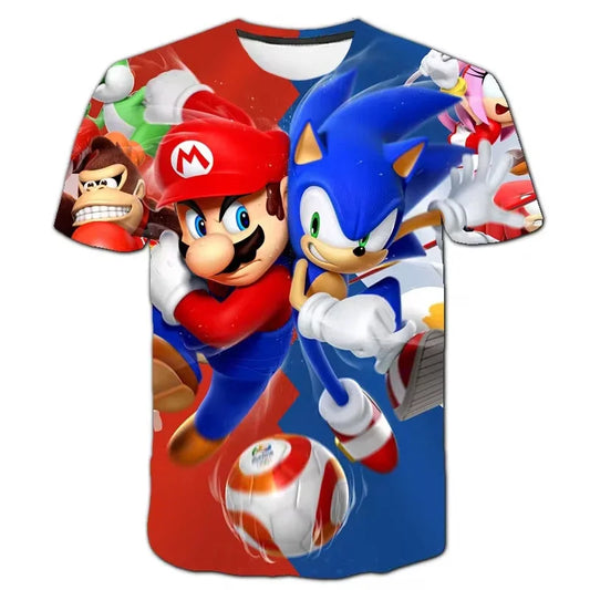 T-shirt Mario & Sonic