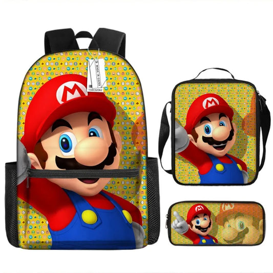 Sac + Sacoche + Trousse : Mario Bros