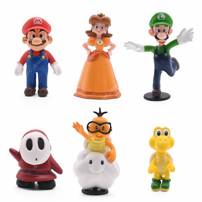 6 Figurines Mario - Lot 1