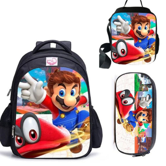 Sac + Sacoche + Trousse : Mario & Cappy