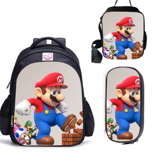 Sac + Sacoche + Trousse : Mario Géant