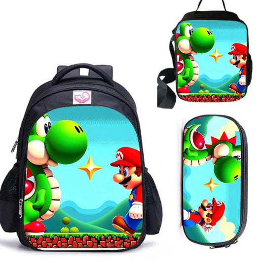 Sac + Sacoche + Trousse : Mario & Yoshi vintage