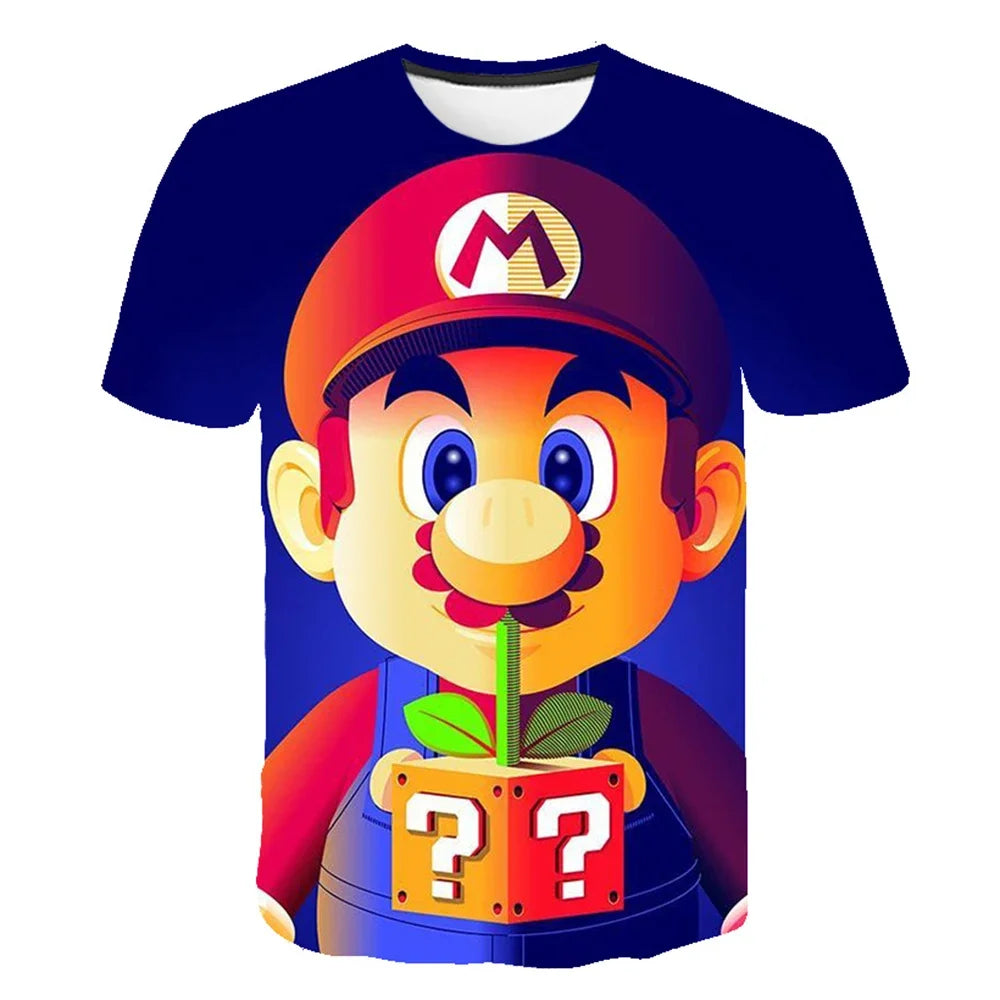 T-shirt Mario Fleur Point d’Interrogation