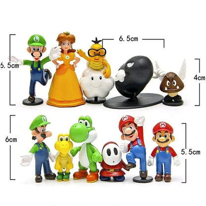 18 Figurines Mario