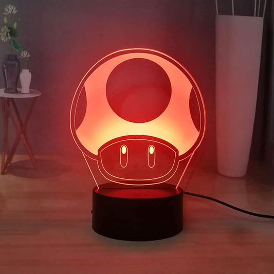 Lampe Champignon Mario 3D