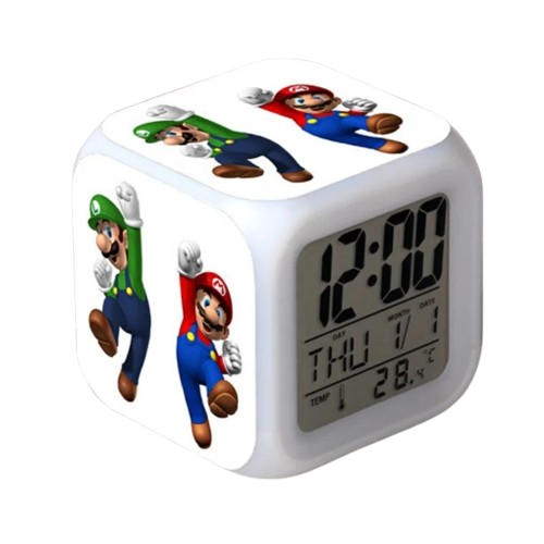 Réveil Mario & Luigi LED