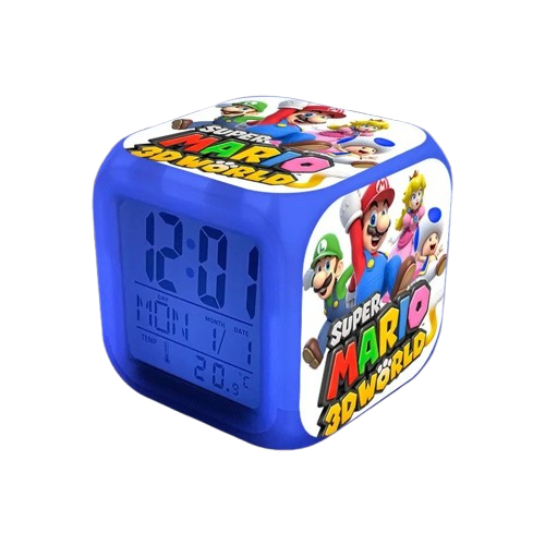Réveil Super Mario 3D World LED