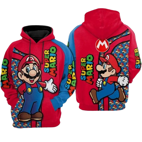 Sweat Super Mario 85 bicolore