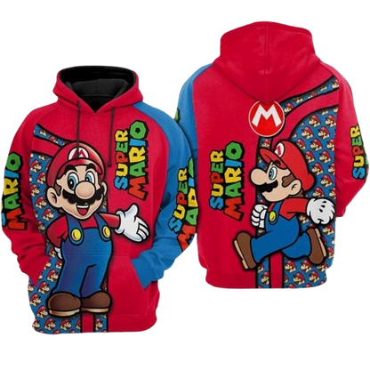 Sweat Super Mario 85 bicolore