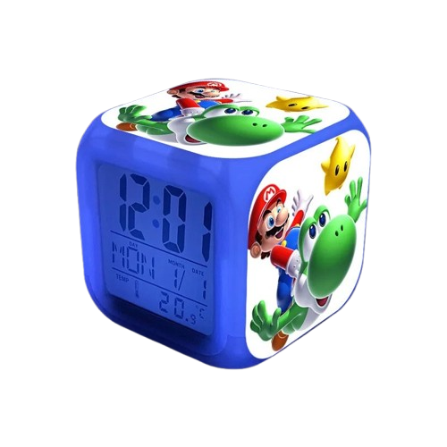 Réveil Mario & Yoshi LED