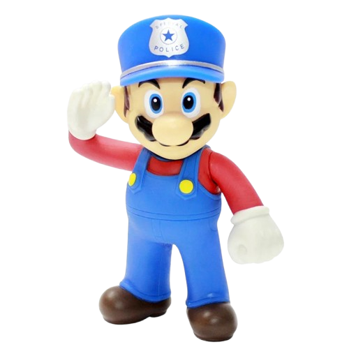 Figurine Mario Police