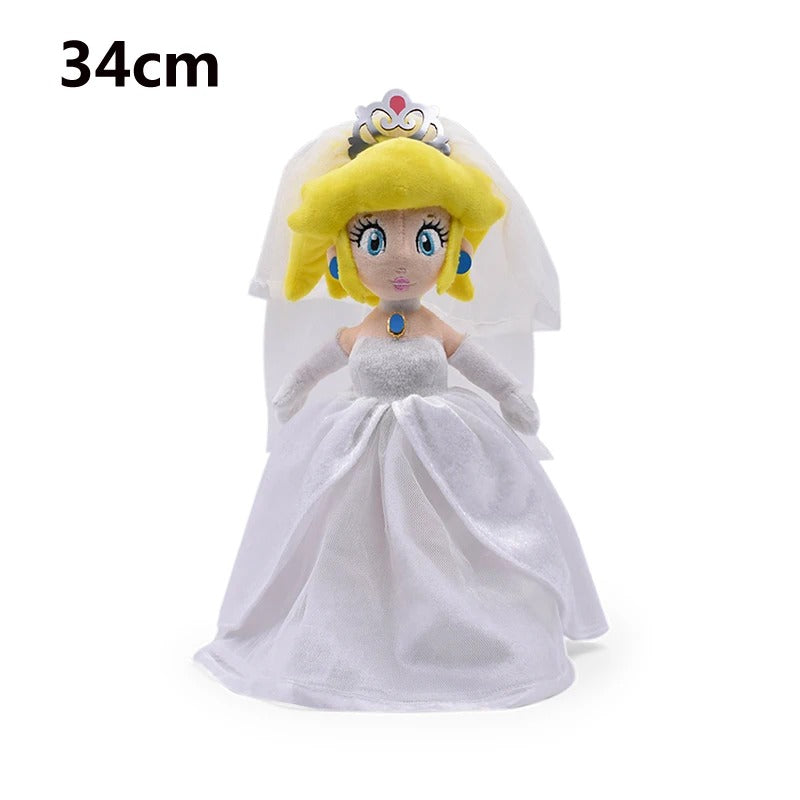 Peluche Princesse Peach robe blanche
