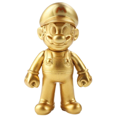 Figurine Mario Or